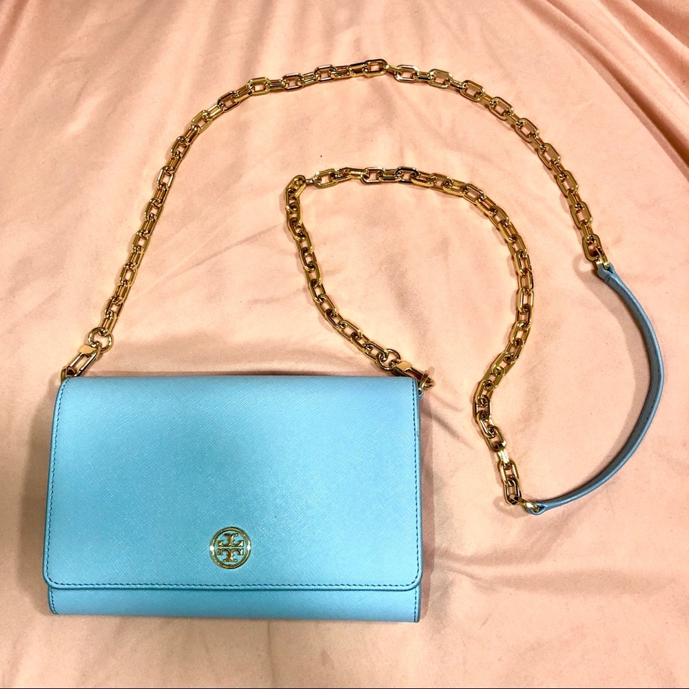 Tory Burch Robinson Chain Wallet